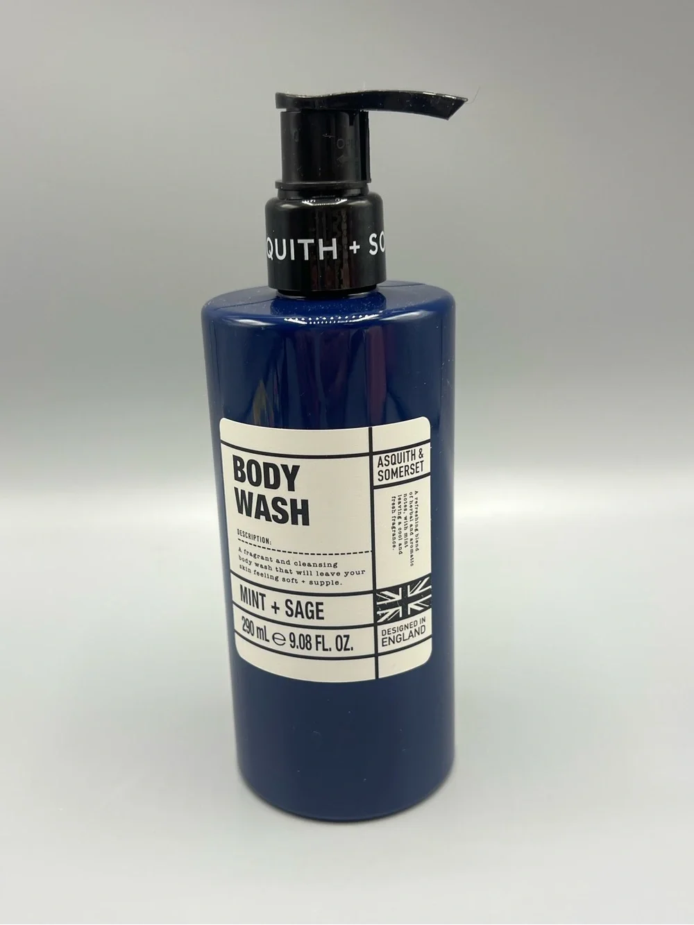 Asquith & Somerset Mint + Sage Refreshing Body Wash 9.08 fl oz